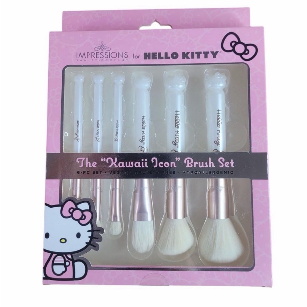 Impressions for Hello Kitty Pink Kawaii Icon Brush Set